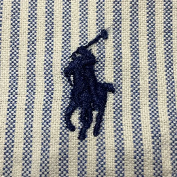 Polo by Ralph Lauren Men's Striped Button-Down Shirt Large - Picture 2 of 9